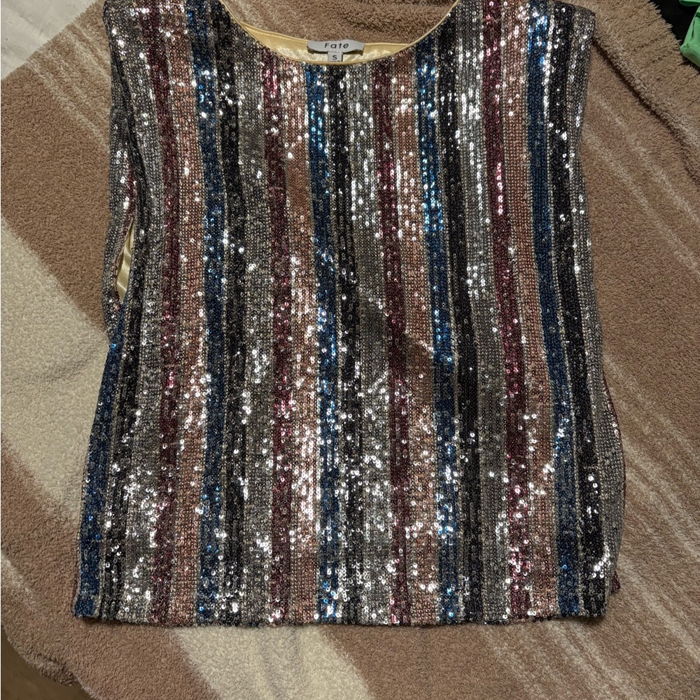 Tarte Multicolor Sequin Women's Top